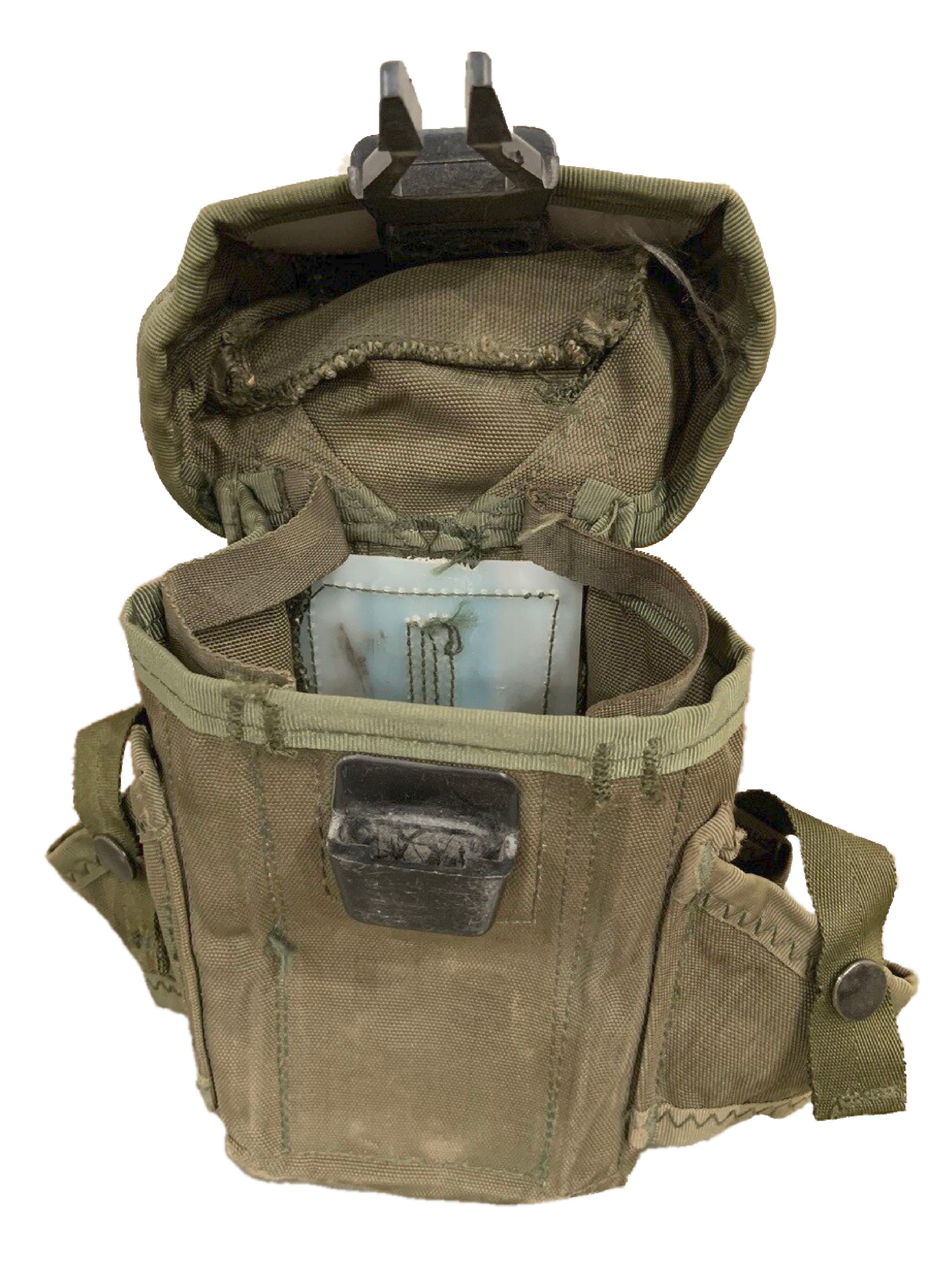 Military ALICE Ammo Mag Pouch with Grenade Holders Vintage OD Green ...