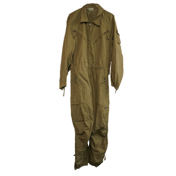 Military Sateen Coveralls Cotton Type 1 OD Green Vintage