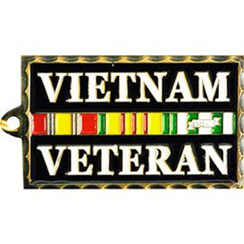 Vietnam Veteran Key Ring 1 3/4"