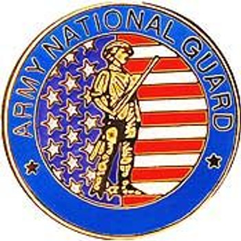 Army National Guard Pin (3/4")