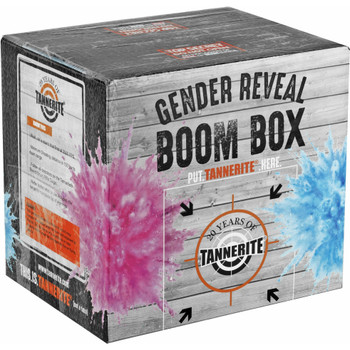 BLUE - Gender Reveal kit with 1lb Tannerite® brand target and 10lb of colored powder