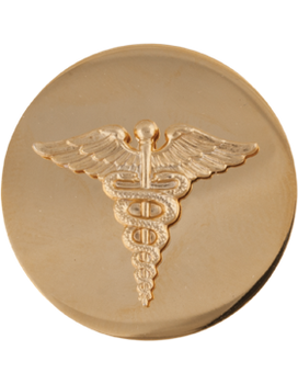Medic Enlisted Branch of Service Device Single (No Shine)