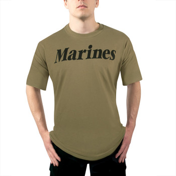 Marines T-Shirt (AR 670-1, Tan)