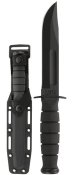 Ka-Bar Short Drop Point Straight Edge Black