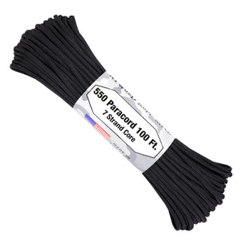 100ft 550 paracord black