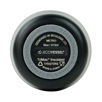 EcoVessel Metro 16oz Stainless Steel Vaccum Insulated Tumbler EcoVessel Metro 16oz Stainless Steel Vaccum Insulated Tumbler