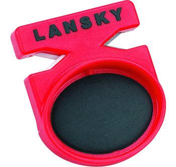 Lansky Four Rod Turn Box Knife Sharpener, 4 Ceramic Rods, LCD5D Medium/Fine  Grit