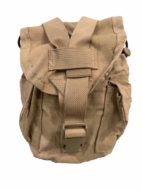 USGI 3 Color MOLLE Canteen Cover General Purpose Pouch 5 Mag Holder VGC Dump Pouch