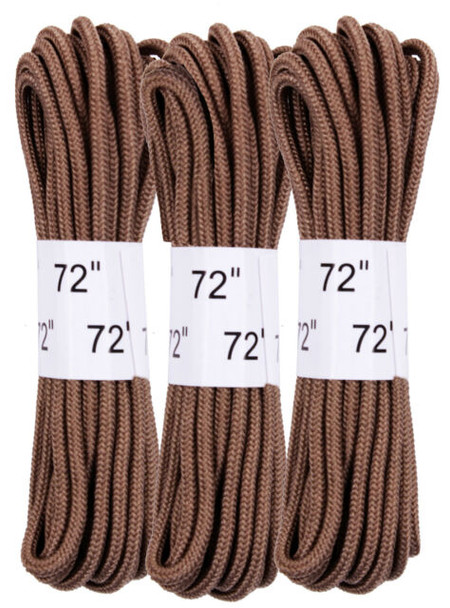 Rothco Boot Laces Coyote 72 in. (3pack)