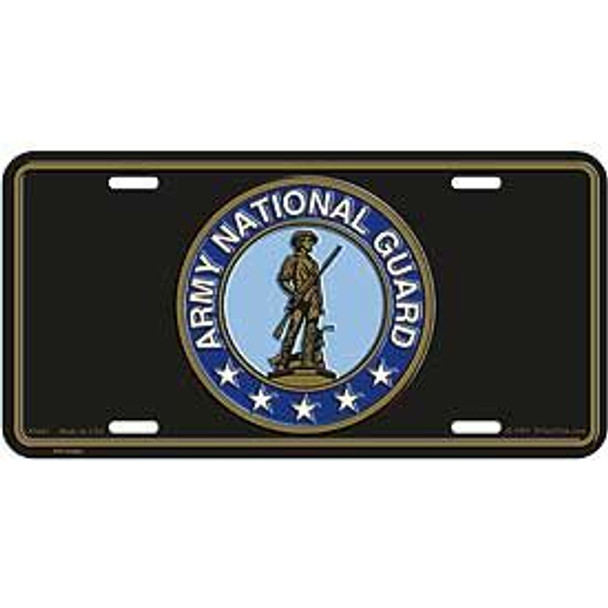 National Guard License Plate 6"x12"