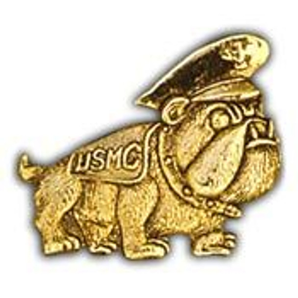 USMC Bulldog Emblem Pin (1-1/4")