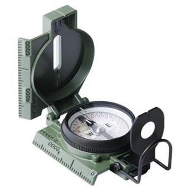 GI Phosphorus Lensatic Compass with Pouch