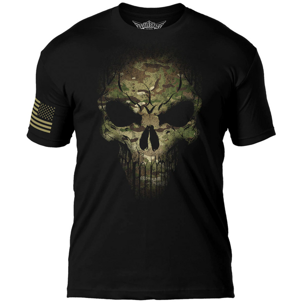 Camo Skull Battlespace Men's T-Shirt