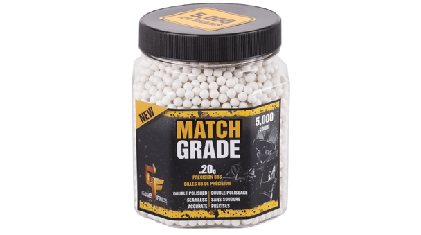 GAME FACE MATCH GRADE AIRSOFT AMMO .20g (5000 count)