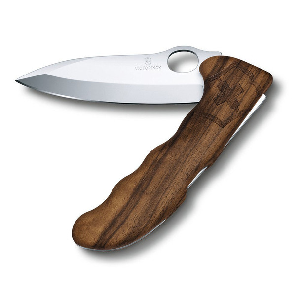 Swiss Army Hunter Pro Folding Lockblade in Swiss Walnut