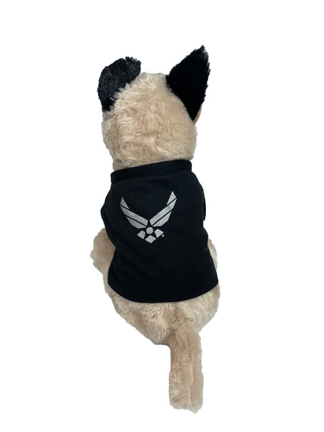 AirForce Military Working Plush K-9 Dog