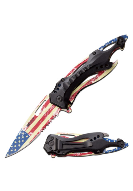 M-Tech USA Flag Knife (Screwdriver)