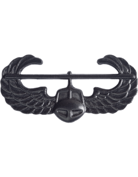 Air Assault Badge Subdued Black