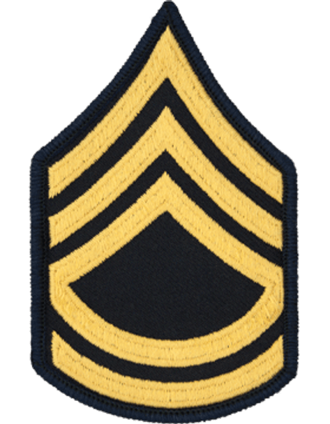 Sgt First Class E-7 Dress Blue Chevrons Pair