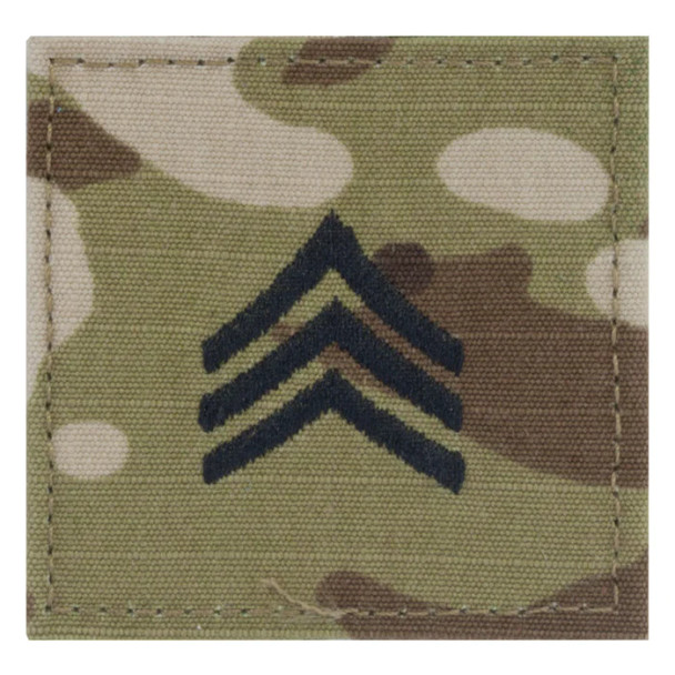 Sgt E-5 OCP Scorpion Rank with Hook (Velcro)