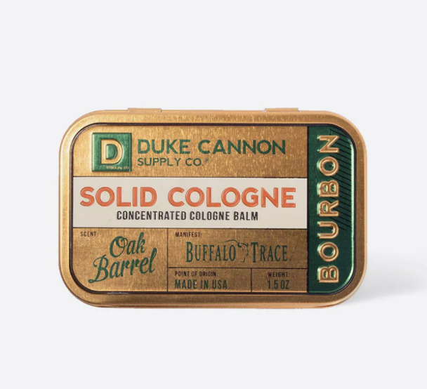 Duke Cannon Solid Cologne (1.5oz) (Bourbon)