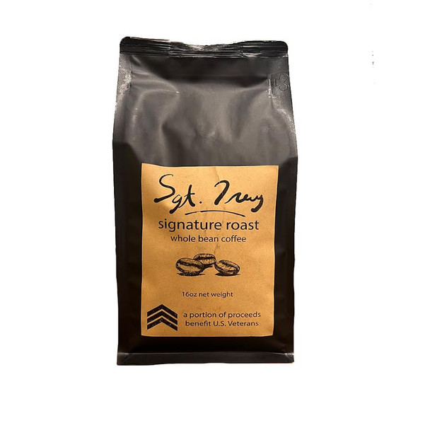 Sgt. Troy's Signature Roast Coffee  (Whole Bean) 1ILB