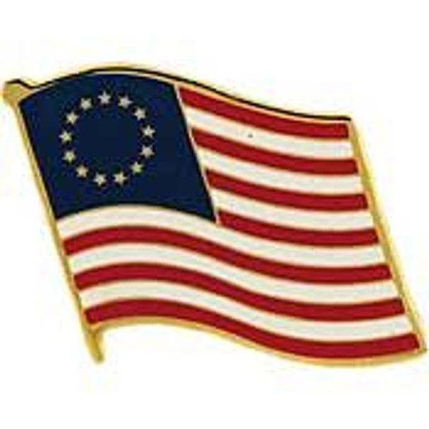 USA Besty Ross Flag Pin  (1 ")
