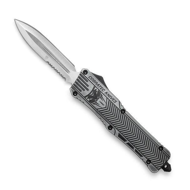 COBRATEC Large CTK-1 Stonewash OTF Knife (Dagger)