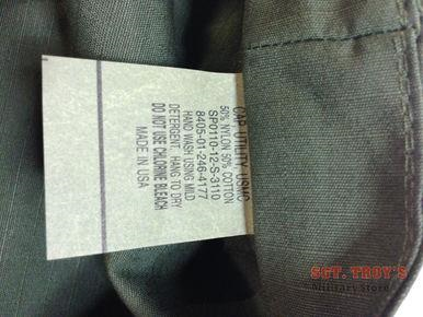 USGI 8-Point OD Green Marine Cover Cap W/ STITCH 50/50 Nylon Cotton MADE IN USA EGA New