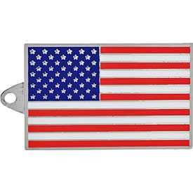 USA Flag Key Ring (1-9/16")