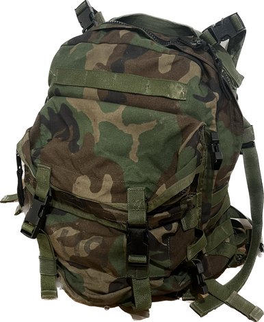 3-Day Assault Pack Woodland Camo - SGT TROYS
