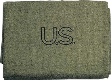 US Military 70% Wool Blanket Made in USA