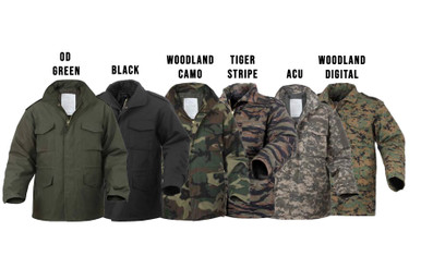 Rothco × Us CUSTOMIZED M-65 MODS COAT Rothco Woodland Camo M-65 Field Jacket | U.S. Patriot