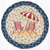 10" Red Beach Chair Trivet MSPR-362