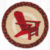 10" Red Adirondack Chair Trivet MSPR-417
