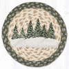 10" Holiday Village Trees Trivet MSPR-419