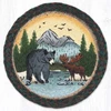 10" Black Bear Moose Trivet MSPR-610
