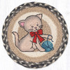 10" Kitten with Yarn Trivet MSPR-890