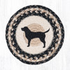 10" Black Lab Silh Trivet MSPR-9-093