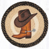 10" Cowboy Hat & Boot Trivet MSPR-9-093