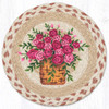 10" Basket Flowers Trivet MSPR-930