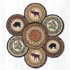 10" Wilderness Trivets in a Basket Set TNB-319