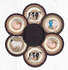 10" Farmhouse Trivets in a Basket Set TNB-344