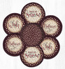 10" Festive Trivets in a Basket Set TNB-395