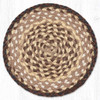 10" Chocolate/Natural Trivet MS-017