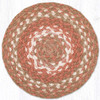 10" Taupe/Ivory/Peach Trivet MS-914