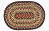10"x15" Burgundy/Mustard/Ivory Miniature Swatch MS-319