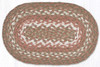 10"x15" Taupe/Ivory/Peach Miniature Swatch MS-914