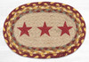 7.5"x11" Burgundy Stars Printed Swatch" OMSP-357