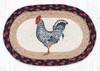 7.5"x11" Black White Rooster Swatch" OMSP-602